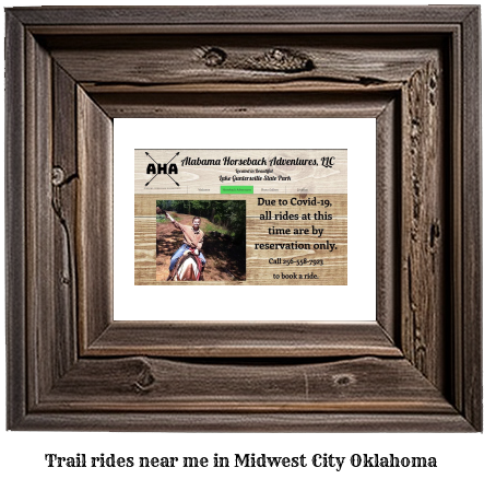 trail rides near me in Midwest City, Oklahoma